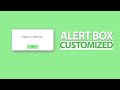 Customized Alert Box Design Using HTML, CSS And JavaScript | Code Bird