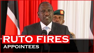 Breaking News! Ruto fires 5 Government appointees| News54