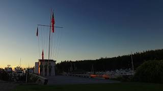 Roche Harbor Colors Ceremony | Boating in the San Juan Islands