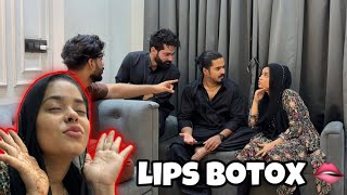 Prank on qashif || lips botox prank on husband || Haifa & Qashif vlog