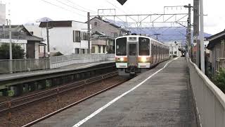 東海道本線２１１系普通列車島田行き新蒲原駅発車シーン2020.10.18.