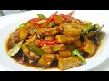 potato recipe tofu with soy sauce, delicious and easy