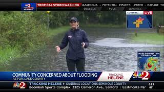 Lake County, Florida residents concerned of St. John's River flooding amid Hurricane Helene