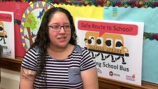 'Walking School Bus' inspires $75,000 grant to improve traffic infrastructure