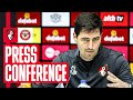 Press conference: Iraola looks ahead to Brentford and provides updates on Adams and Tavernier