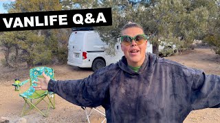 Vanlife Q\u0026A | YOU Asked So WE Answered | Hot Topics, Questions About The Knock \u0026 More!