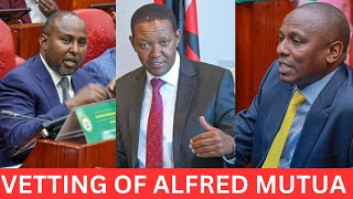 TOUGH! Nominated CS Alfred Mutua Faces Vetting Committee