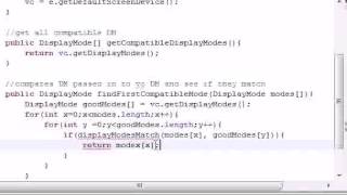 Java Game Development 15 Finding Compatible Modes