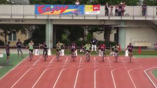 2017 全日本一輪車大会 100m 女子決勝