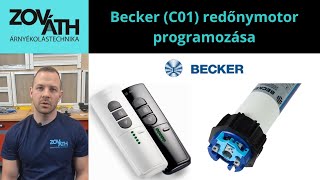 Becker C01 Redőnymotor programozása