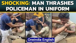 Police allegedly thrashed by gym owner in Delhi, video goes viral | Oneindia News