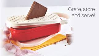 Grate ,Store and Serve with Tupperware Handy Grater