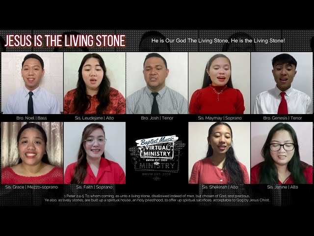 Jesus Is The Living Stone Baptist Music Virtual Ministry Crossmap