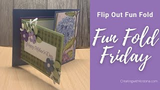 How to make a Mother's Day Flip Out Fun Fold Card
