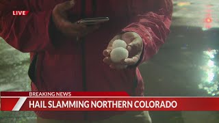 Hail damages Denver residents' cars, threatens safety