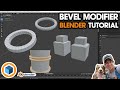 Using the BEVEL MODIFIER in Blender - Blender Modifier Tutorial