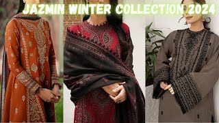 jazmin winter collection 2024 with price | jazmin khaddar collection 2024