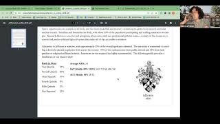 Case Studies How do admissions evaluate applications?
