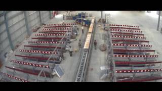 Installation Time Lapse Video of Falcon's Linear Tilt Tray Sorter