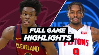CLEVELAND CAVALIERS at DETROIT PISTONS - FULL GAME HIGHLIGHTS | 2020 NBA SEASON