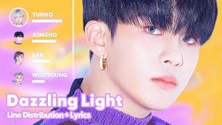 ATEEZ - Dazzling Light (Line Distribution + Lyrics Karaoke) PATREON REQUESTED