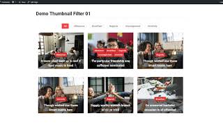 how to create thumbnail filter shortcode using post modules WordPress Plugin