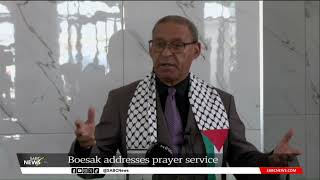 SA-Israel Genocide Case | Dr Allan Boesak addresses prayer service in Worcester ahead of ICJ ruling