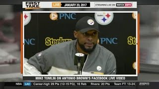 ESPN First Take - Stephen A. Smith On Antonio Brown, Pittsburgh Steelers vs New England Patriots