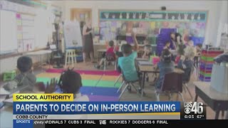 Cobb parents choose school type for kids starting Monday