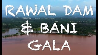 Rawal Dam and Bani Gala Aerial View with Mavic 2 Pro drone