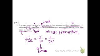 Probability Test - #7 Test Correction Video