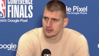 Nikola Jokić on the Nuggets Advancing to the NBA Finals