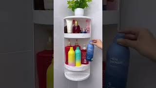 Rotating Corner Cabinet: The Ultimate Bathroom Organizer #bathroomfinds#bathroomorganization#amazon