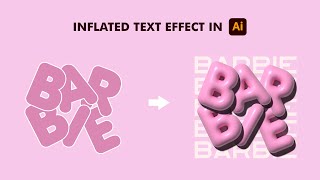 3d Inflated Text Adobe Illustrator Inflated Tumbler W Doovi
