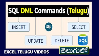 SQL DML Commands in Telugu | SQL Full Course