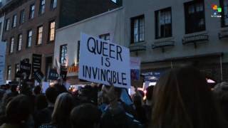 Protests Against Decision to Revoke Transgender Bathroom Law