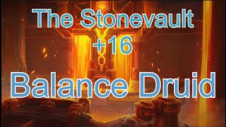 The Stonevault +16 Balance Druid road to 0.1% | The War Within M+