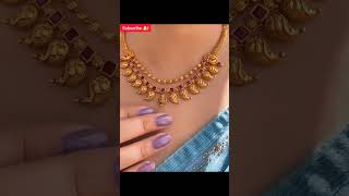 👌🪙Gold necklace designs in Kannada|light weight gold necklace designs with weight and price|necklace