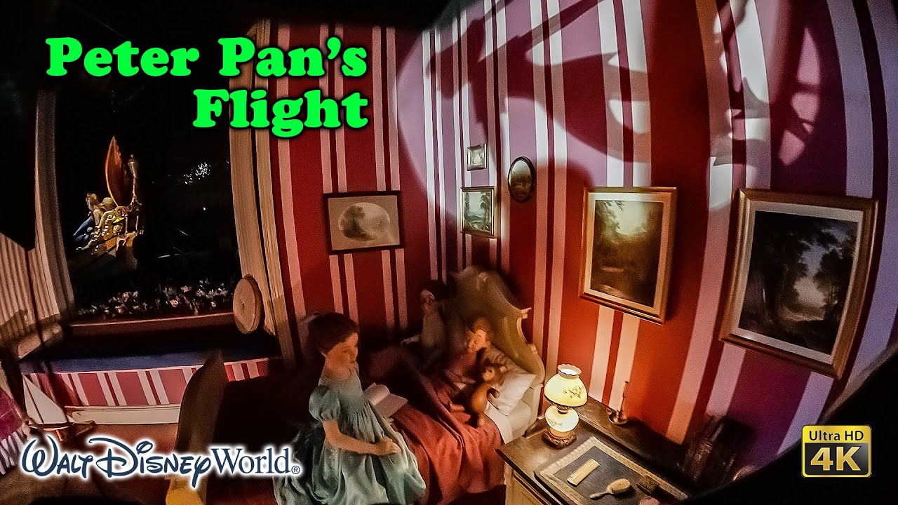 Peter Pan's Flight On Ride Low Light 4K POV Magic Kingdom Walt Disney ...