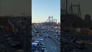 Traffic nightmare at RFK Bridge NYC | Real-Time Rush Hour Chaos π #shorts