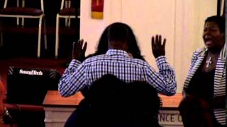 Pastor Monique Faith Worship ministering in Texas. COGIC (2014) Part II