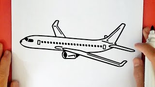 HOW TO DRAW AN AIRPLANE
