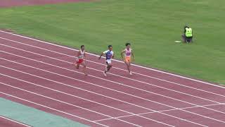 男子100m　4組　2020千葉県高校陸上競技会