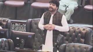 Mpa Mir Kalam Wazir Condem Usman Khan Kakar Shaheed in KP Assembly