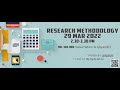 29 Mac 2022 Final Year Project 2 | Research Methodology 20202021-2