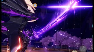 【崩壞3rd】Honkai impact 3 超弦空間 紅蓮 月魄(幽蘭黛爾) 810分 擾動420 雷電環境