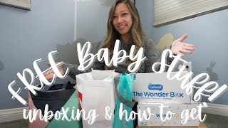 Getting FREE Baby Stuff | Sample Boxes & Bags | First Time Mom