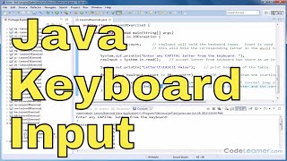 Learn Java - Exercise 02x - Read Keyboard Input