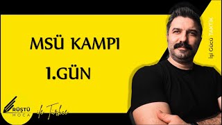 MSÜ KAMPI | Ses Bilgisi | 1.GÜN | RÜŞTÜ HOCA