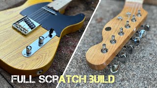 Handmade Telecaster from scratch - start to finish